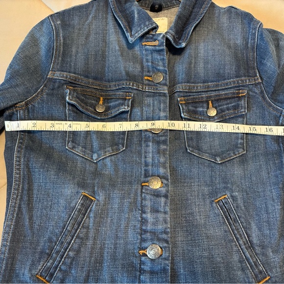 J. Crew Blue Denim Jean Jacket size S, EUC - Picture 7 of 9